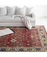 Lauren Ralph Lauren Ines LRL1293C Red and Beige 9' X 12' Area Rug