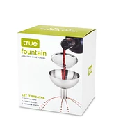 True Brands Fountain Aerating Decanter Funnel