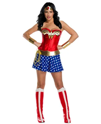 BuySeasons Women's Wonder Woman Plus Size Deluxe Adult Costume