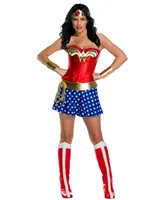 BuySeasons Women's Wonder Woman Plus Deluxe Adult Costume