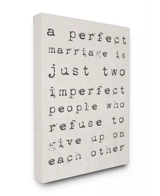 Stupell Industries A Perfect Marriage Canvas Wall Art