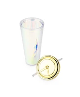 Blush Iridescent Drink Tumbler, 24 Oz