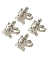 Saro Lifestyle Turtle Dinner Napkin Ring, Set of 4