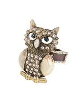 Saro Lifestyle Owl Napkin Ring, Set of 4