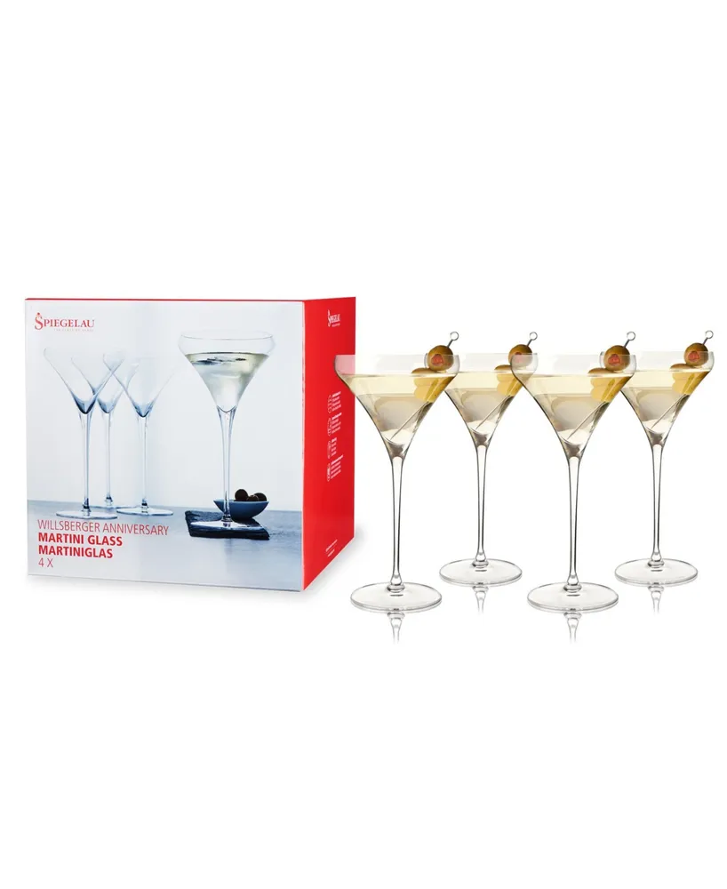 Spiegelau Willsberger Martini Glasses, Set of 4, 9.2 Oz