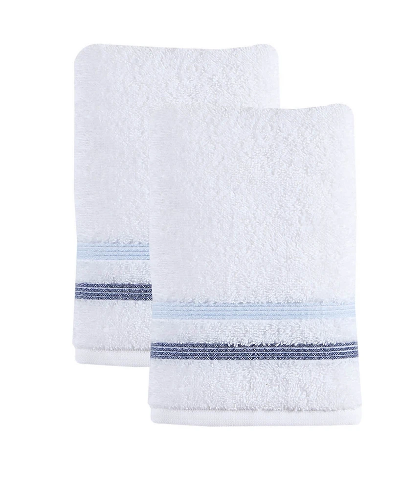 Ozan Premium Home Bedazzle 2-Pc. Hand Towel Set