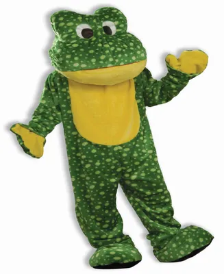 Buy Seasons Men's Deluxe Plush Frog Mascot Costume