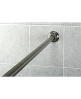 Kingston Brass 72-inch Tension Shower Rod with Decorative Flange