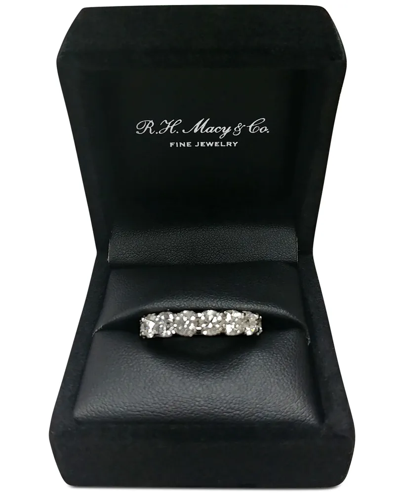 Diamond Eternity Band (5 ct. t.w.) in 14k White or Yellow Gold