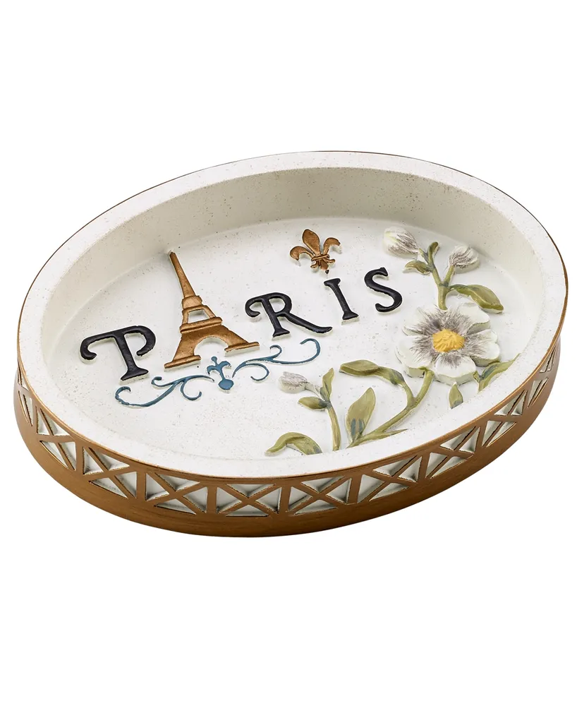 Avanti Paris Botanique Hand Painted Resin Soap Dish