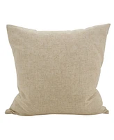 Saro Lifestyle Rose Flower Statement Decorative Pillow, 18" x