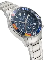 Nautica Men's Wesport Stainless Steel Bracelet Watch 44mm