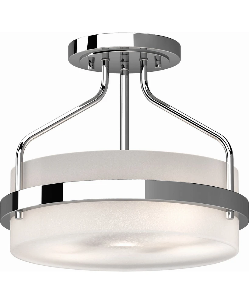 Volume Lighting Emery 2-Light Semi-Flush Mount Ceiling Fixture