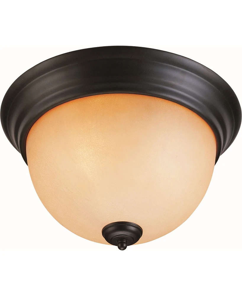 Volume Lighting Rainier 2-Light Flush Mount Ceiling Fixture