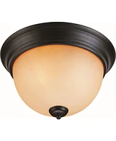 Volume Lighting Rainier 2-Light Flush Mount Ceiling Fixture