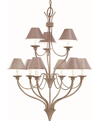 Volume Lighting Cirebon 9-Light Hanging Chandelier