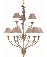 Volume Lighting Cirebon 9-Light Hanging Chandelier