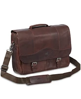 Mancini Buffalo Collection Porthole Laptop/ Tablet Briefcase