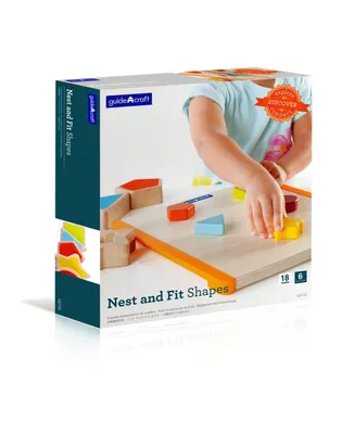 Guidecraft Nest and Fit Shapes - Multi