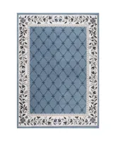 Global Rug Design Loma LOM04 Blue 5'2" x 7'4" Area Rug