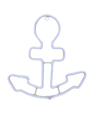 Northlight Neon Style Led Lighted Anchor Window Silhouette Decoration