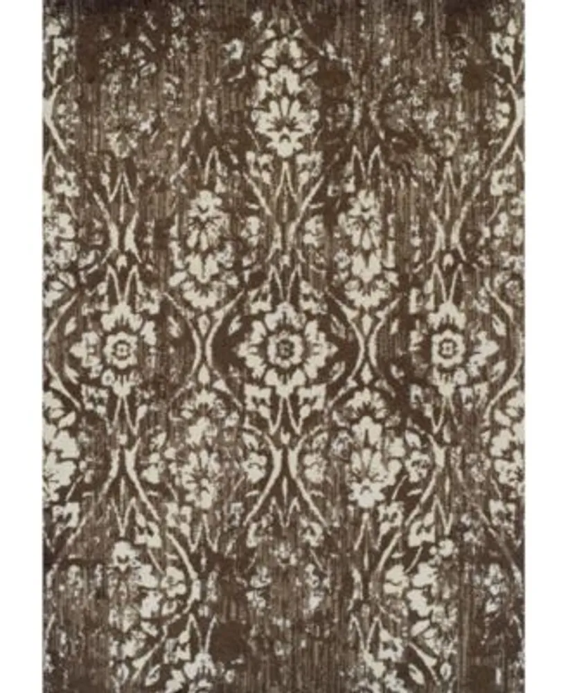 D Style Alanna Ala3 Chocolate Area Rug Collection