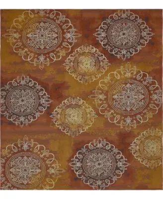 Bayshore Home Pashio Pas2 Rust Red Area Rug Collection