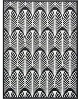 Bayshore Home Politan Pol6 Black Area Rug Collection