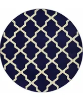 Bayshore Home Arbor Arb2 Navy Blue Area Rug Collection