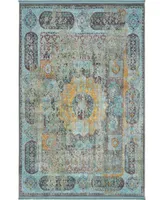 Bayshore Home Kenna Ken2 Blue Area Rug Collection