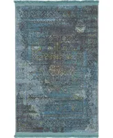 Bayshore Home Kenna Ken5 Dark Gray Area Rug Collection