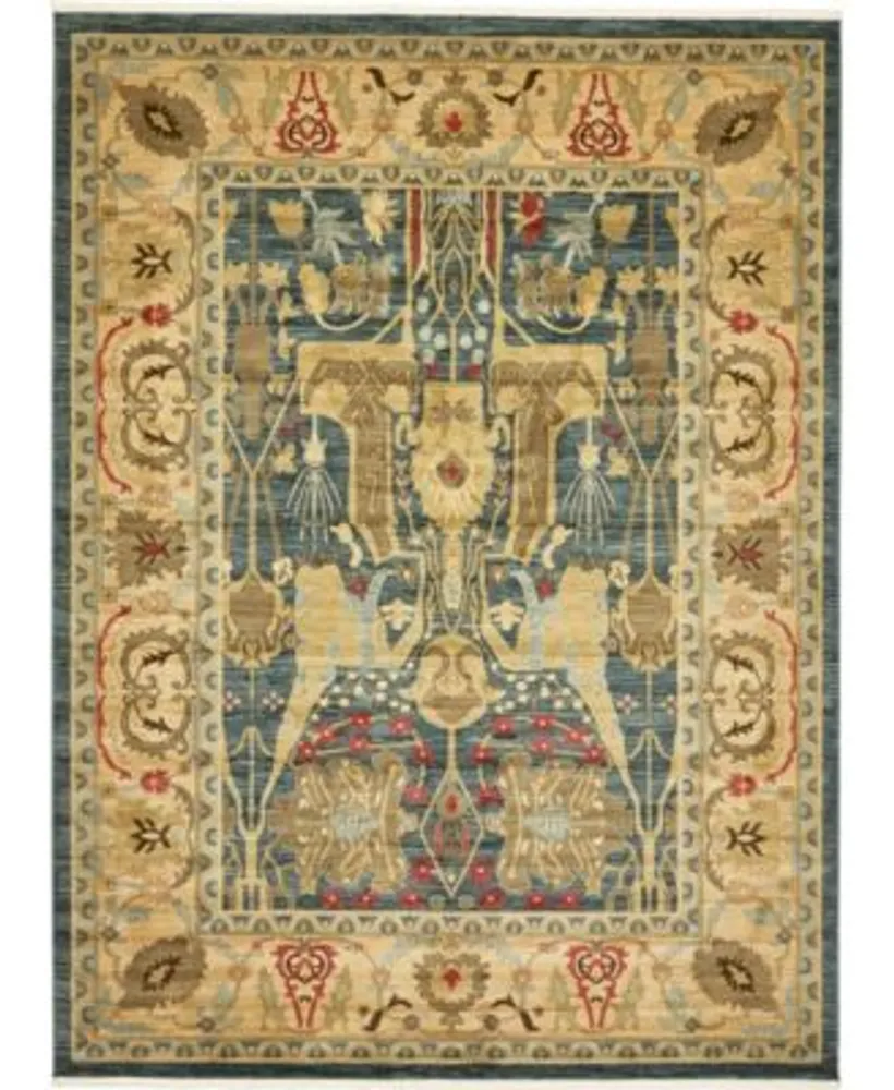 Bayshore Home Harik Har1 Navy Blue Area Rug Collection
