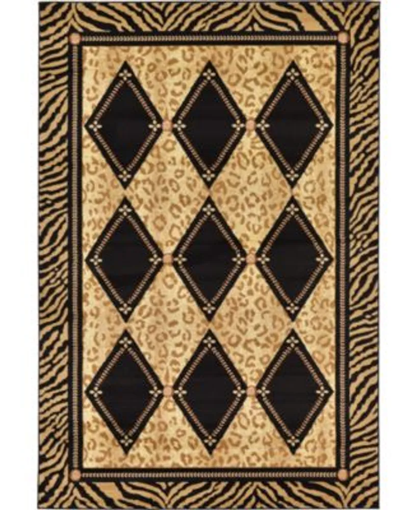 Bayshore Home Maasai Mss6 Light Brown Area Rug Collection