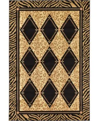 Bayshore Home Maasai Mss6 Light Brown Area Rug Collection