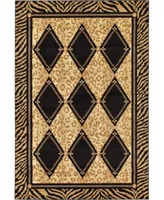 Bayshore Home Maasai Mss6 Light Brown Area Rug Collection