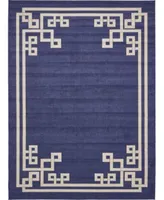 Bayshore Home Anzu Anz3 Navy Blue Area Rug Collection