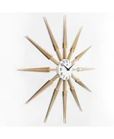 Infinity Instruments Sunburst Wall Clock