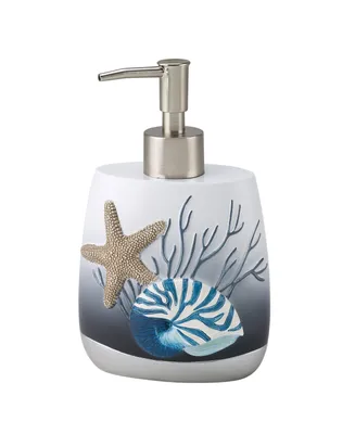 Avanti Blue Lagoon Ombre Seashells Soap/Lotion Pump