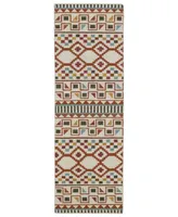 Kaleen Nomad NOM08-53 Paprika 2'6" x 8' Runner Rug