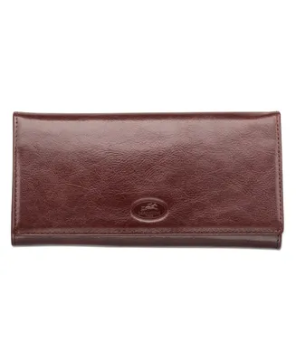 Mancini Equestrian-2 Collection Rfid Secure Trifold Wallet