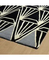 Kaleen Origami ORG01-02 Black 8' x 10' Area Rug