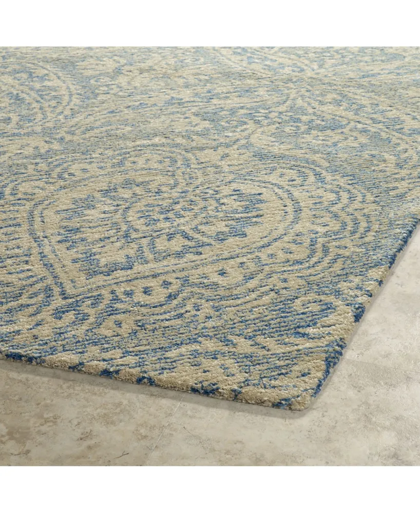 Kaleen Weathered WTR01-17 Blue 2' x 3' Outdoor Area Rug