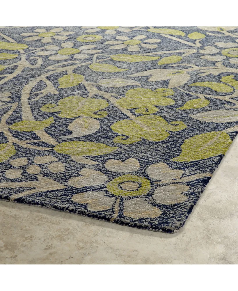 Kaleen Weathered WTR04-22 Navy 2' x 3' Outdoor Area Rug