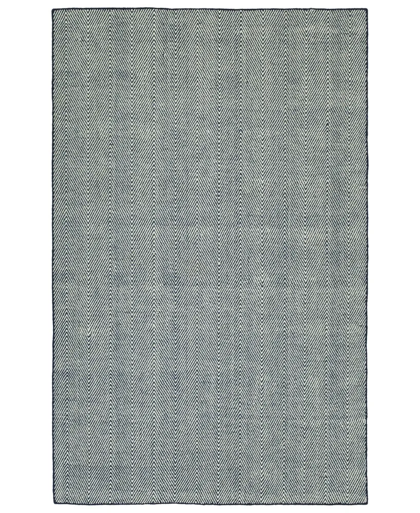 Kaleen Ziggy ZIG01-22 Navy 5' x 7'6" Outdoor Area Rug