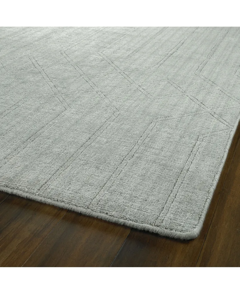 Kaleen Minkah MKH02-77 Silver 7'6" x 9' Outdoor Area Rug