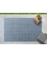 Kaleen Minkah MKH03-17 Blue 5' x 7' Outdoor Area Rug