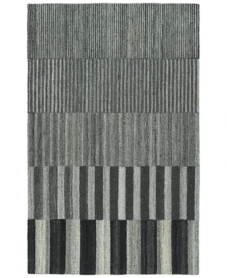 Kaleen Alzada ALZ01-38 Charcoal 5' x 7'9" Area Rug