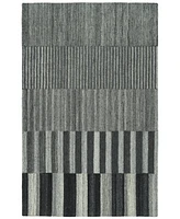 Kaleen Alzada ALZ01-38 Charcoal 5' x 7'9" Area Rug