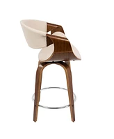 Curvini 24" Counter Stool, Set of 2