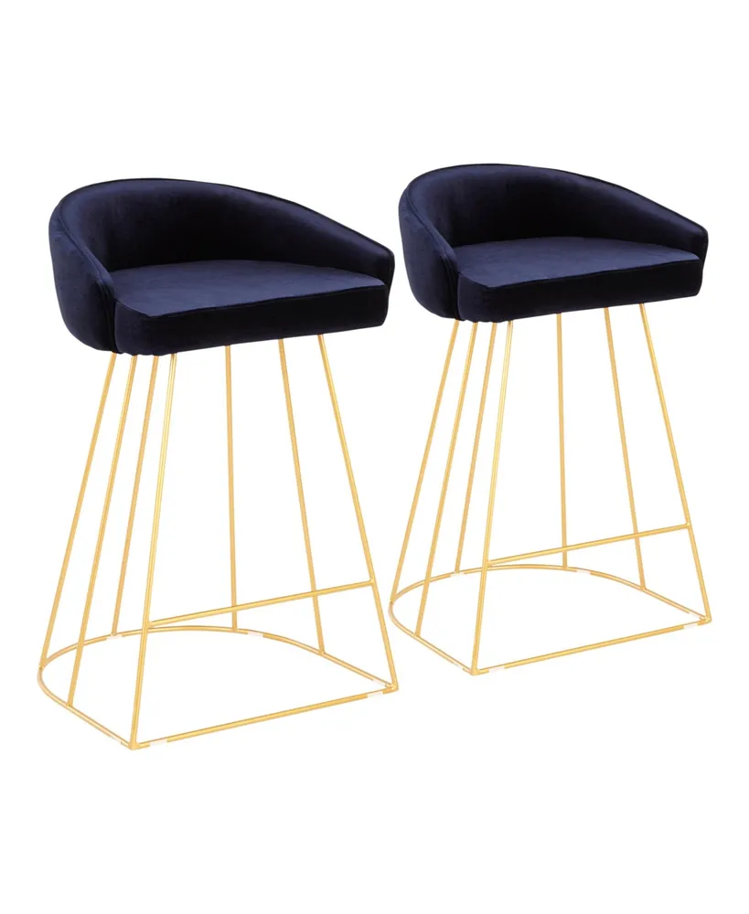 Canary Upholstered Counter Stool, Set of 2